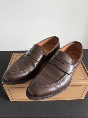 Crockett and Jones Sydney - Dark Brown Burnished Calf UK size 8E Mens